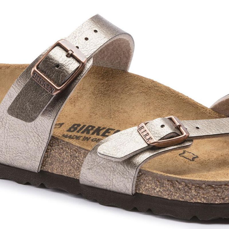 Birkenstock Mayari Birko-Flor Graceful Taupe Regular Width Sandal image number 2